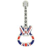 Londres Unión Jack guitarra Botttle abridor imán para nevera Souvenir regalo de bandera de Reino Unido GB