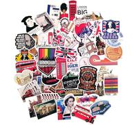 Londres vsco stickers tumblr englisg pegatina London city souvenirs autobus rojo pegatinas bandera Reino unido London red bus Manchester city England sticker laptop for phone case