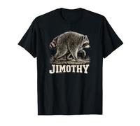 Lone Raccoon Jimothy Sobrevive The Woodlands Meme Fan Support Camiseta