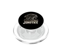 Lone Raccoon Jimothy Sobrevive The Woodlands Meme Fan Support PopSockets PopGrip para MagSafe