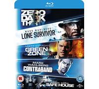 Lone Survivor/Zero Dark Thirty/Safe House/ Green Zone/Contra [Edizione: Regno Unito] [Blu-ray]