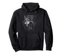 Lone Wolf Moon Howling Wolf Pack Head Wolves Howl Sudadera con Capucha