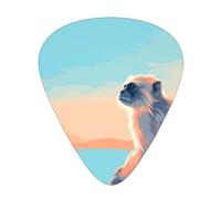 Lonely Monkey - Púas de guitarra en tamaños finos, medianos y gruesos, juego de 12 piezas, adecuadas para guitarra eléctrica y varios instrumentos