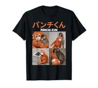 Lonely Monkey Punch zoológico japonés Panchi Kun Baby Macaque Camiseta