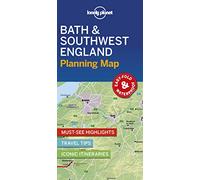Lonely Planet Bath & Southwest England Planning Map [Idioma Inglés]