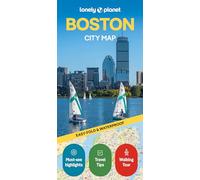 Lonely Planet Boston City Map: Durable, Waterproof, Easy-Fold Planning Map with Attractions & Walking Tours (Compact City Planning Maps)
