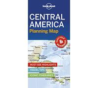 Lonely Planet Central America Planning Map [Idioma Inglés]