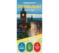 Lonely Planet – Mapa de Edimburgo – Resistente, impermeable y plegable con atracciones y rutas a pie