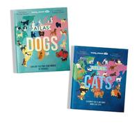 Lonely Planet Kids Atlas of Cats and Dogs - 2 Book Collection Set: Clawsome & Pawsome Breeds Around the World | Fun Features, Facts & Illustrations | Learn How to Speak Cat & Dog