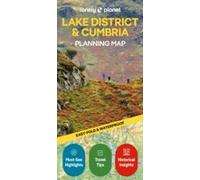 Lonely Planet Lake District & Cumbria Planning Map