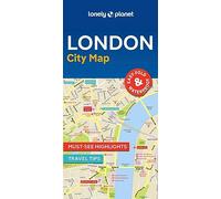 Lonely Planet Mapa London City Map – Duradero, impermeable, plegable, atracciones y rutas
