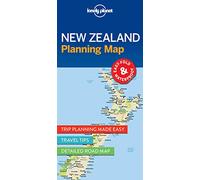 Lonely Planet New Zealand Planning Map [Idioma Inglés]: Durable, Waterproof, Easy-Fold Travel Map with Attractions, Itineraries & Transport Guide