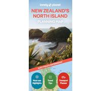 Lonely Planet – Mapa de planificación de la Isla Norte de Nueva Zelanda