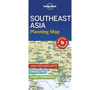 Lonely Planet Southeast Asia Planning Map [Idioma Inglés]: Durable, Waterproof, Easy-Fold Travel Map with Top Attractions, Itineraries & Themed Lists