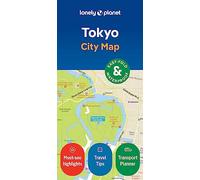 Lonely Planet – Mapa de la ciudad de Tokio – Resistente e impermeable, plegable, con atracciones y recorridos a pie