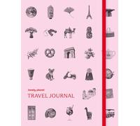 Lonely Planet – Diario de viaje Travel Journal – Sugerencias, hoja de pegatinas y bolsillo – Rosa