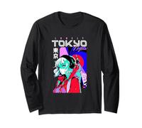 Lonely Tokyo Nights Anime Girl Vaporwave Manga Larga