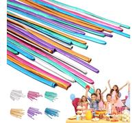 Long Balloons Twisting Balloons - Animals Twisting Balloon Kit 260 Skinny Balloon | Party Birthday Wedding Clown Decoration | Long Party Supplies Christmas Decorations For Animals, Arches, Garland