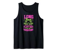 Long Beach Estoy aquí para IR de Compras en California Camiseta sin Mangas
