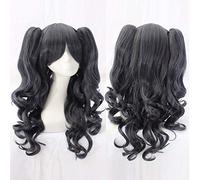 Long Body Wave Lolita cosplay peluca Universal gruesa marrón rosa rubia púrpura azul multicolor pelo sintético con 2 pelucas de cola de caballo peluca lolita peluca 03