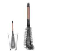 Long Bottle Brush - Adjustable Cup Scrubber Cleaning Tool | Flexible Handle Deep Reach Washing Brush Bristle Cleaner for Mug, Tumbler, Glassware, Kitchen, Home or Restaurant