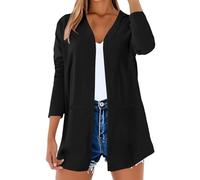 Long Cardigans for Women V Neck Open Front Trendy Lightweight Linen 2025 Summer Casual Sweaters with Pockets