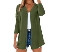 Long Cardigans for Women V Neck Open Front Trendy Lightweight Linen 2025 Summer Casual Sweaters with Pockets