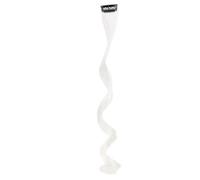 Long Curly Hair Color Piece Extensions Clip In Highlight Rainbow Streak Pink Synthetic Strands On Clips(Color 12)