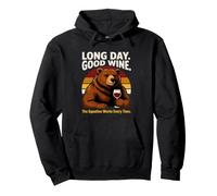 Long Day Good Wine La ecuación Funciona Cada Vez Sudadera con Capucha