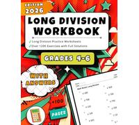 Long Division Practice Workbook for Grades 4-6: Over 1,200 Practice Problems with Full Answer Key