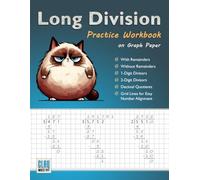Long Division Practice Workbook on Graph Paper: Grid Lines for Easy Number Alignment - Examples and Answer Key Included