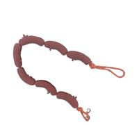 Long Dog Leads for Yard, Outdoor Dog Lead for Yard in Sausage Shape, Comfortable Ergonomic Tool for Pets Outside Ground Running Poop Outdoor Beach Hiking Walking