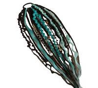 Long Dreadlock Hairpiece - Faux Attachment for Fashion | Lightweight Weave with Secure Clip Fastener & Matte Finish Look for Dancers, Models, Performers and Students at Daily Performance