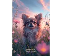 Long Haired Chihuahua Journal: A Cute Dog Notebook and Sketchbook with Lined and Blank Pages for Puppy Lovers, Pet Mom Gifts, Gratitude Journaling, Sketching, Drawing, and Creative Writing