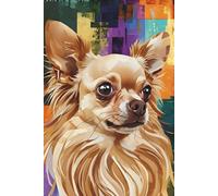 Long Haired Chihuahua Notebook: Lined Journal, Diary, or Notepad: Great for pet lovers, animal enthusiasts, friends, family, kids, and chihuahua owners