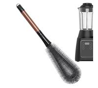 Long Handle Bottle Brush - Washing Scrubber, Extended Size with Grip, Compact Nylon Bristle, Flexible Cleaning Head, Cafe Kitchen Apartment Home Dormitory Restaurant Office Mug