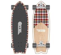 Long Island Stewart 30"x9.75"x19" Surfskate Tabla, Adultos Unisex, Multicolor (Multicolor), Talla Única