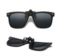 Long Keeper Clip Gafas de Sol Niños Polarizadas Lentes UV400, Clip para Gafas para Sol, Flip Up Lentes de Sol para Niños Chica Chico Antireflejos