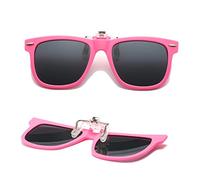 Long Keeper Clip Gafas de Sol Niños Polarizadas Lentes UV400, Clip para Gafas para Sol, Flip Up Lentes de Sol para Niños Chica Chico Antireflejos