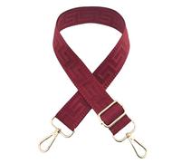 Long Keeper Correas para Bolsos 3,8cm de Ancho Correa de Bolsos Hombro Mujer Ajustables 72-129cm Bandolera para Bolso, Correas para Bolsos Bandolera, Mochila (Burdeos Puro)