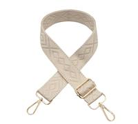 Long Keeper Correas para Bolsos 3,8cm de Ancho Correa de Bolsos Hombro Mujer Ajustables 72-129cm Bandolera para Bolso, Correas para Bolsos Bandolera, Mochila (Caqui #patrón de diamante)