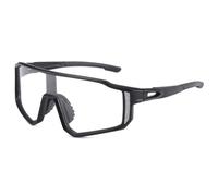 Long Keeper Gafas Ciclismo Fotocromaticas - Gafas Transparente Bicicleta Ligeras Gafas de Sol Deportivas para Mujer Hombre Pesca Running Conducir Senderismo (Negro)