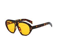 Long Keeper Gafas de sol retro de piloto para mujeres y hombres, vintage, de gran tamaño, de aviación, a la moda, de los años 70, protección UV400