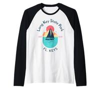 Long Key State Park Cayos de Florida Camiseta Manga Raglan