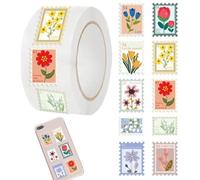 Long-Lasting Floral Stickers: Includes 500 floral stickers per roll,
