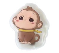 Long Lasting Self-Heating Hand Warmer - Click Heat Pad for Kids Adults, Single Thermal Pouch for Temperature Control, Cartoon Mascot Plate with Metal Tab, Cold Weather Gear for Walks and Camping