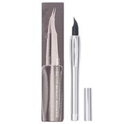 Long Lasting Two Prong Eyebrow Pen, Precise Forked Tip Pencil, 14 x 2 pulgadas Herramienta de maquillaje de belleza para cejas, color facial, cosmético, natural, cejas definidas