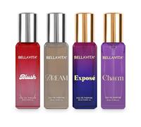 Long-Lasting Women’s Perfume Gift Set | 4x20ml Premium Perfumes with Red Fruits, Jasmine&PinkPepper | Fruity & FloralScents