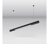 Long Linear Pendant Light LED Hanging Chandelier for Office Shop Garages Strip Commercial Architectural Lighting Fixture Living Room Dining