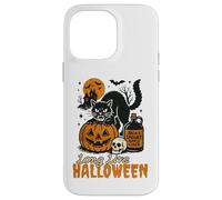 Long Live Halloween Funny Pumpkin Black Cat Men Women Carcasa para iPhone 14 Pro MAX